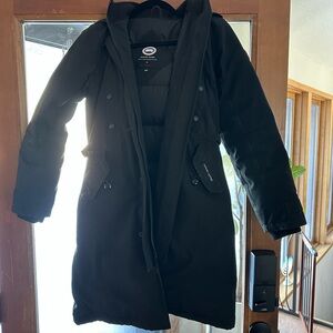 Canada Goose Leslie Parka Black Hooded Winter Coat